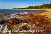 Red Rocks Beach, near Cowes, Phillip Island, Victoria, Australia.