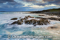 Coastal Seascape at Gallows Beach, Coffs Harbour, New South Wales, Australia.