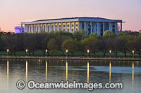 National Library of Australia. This historic building is situated in Canberra, Australian Capital Territory, Australia.