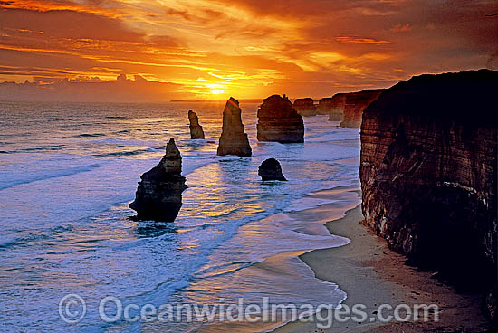 Twelve Apostles sunset photo
