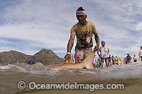 Fisherman with Shark Photo - Chris and Monique Fallows