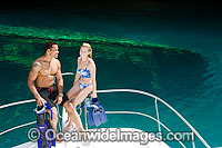 Divers with snorkel equipment Photo - David Fleetham