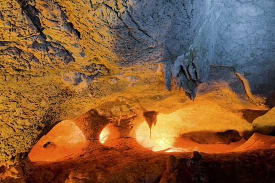 Limestone Caves stalagmites photo