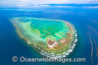 Aerial of Heron Reef and Wistari Photo - Gary Bell