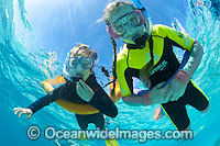 Children Snorkeling Great Barrier Reef Photo - Gary Bell