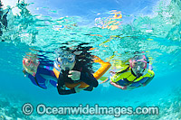 Children Snorkeling at Heron Island Photo - Gary Bell