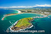 Aerial Coffs Harbour boat harbour Photo - Gary Bell