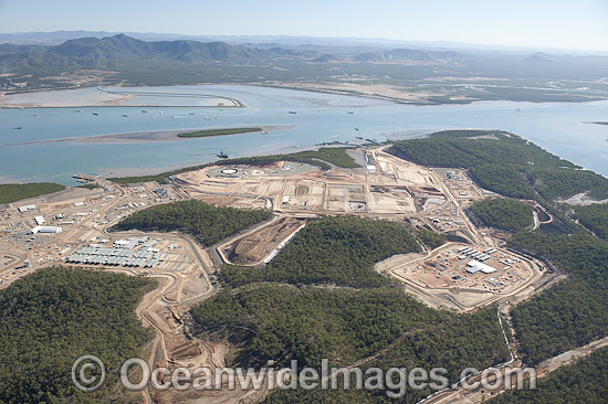 Curtis Island Natural Gas plant photo