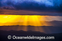 Sunrays at Point Lookout Photo - Gary Bell