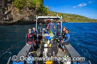 Scuba Divers Christmas Island Photo - Gary Bell
