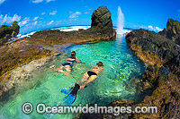Christmas Island tidal Rock pool Photo - Gary Bell