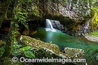 Natural Bridge Waterfall Photo - Gary Bell