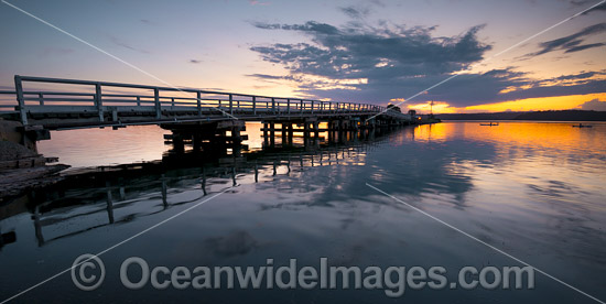 Wallaga Lake and Bridge photo