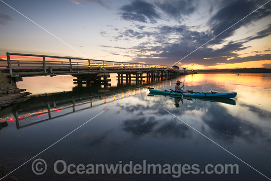 Wallaga Lake and Bridge photo