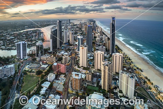 Surfers Paradise from Skypoint photo