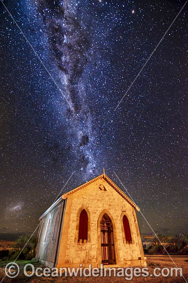 Milky Way and Historic Church photo