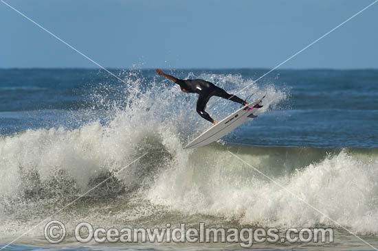 Surfer at Sawtell photo