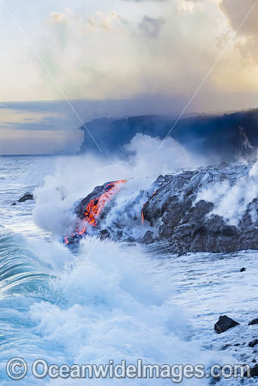 Pahoehoe lava Hawaii photo