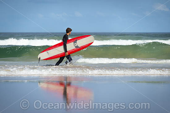 Surfer Emerald Beach photo