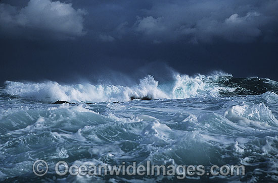 Stormy ocean photo