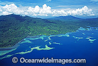 Papua New Guinea Aerial reefs Photo - Gary Bell