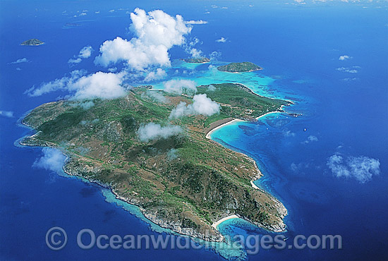 Aerial Lizard Island photo