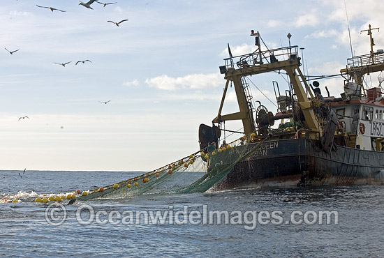 Stern fishing trawler photo
