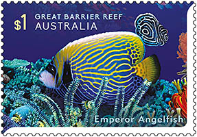 Emperor Angelfish Stamp