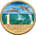Bottlenose Dolphins Coin