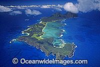 Aerial of Lord Howe Island