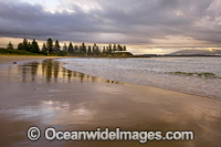 Coastal Seascape, showing sunrise at Horseshoe Bay. Bermagui, New South Wales, Australia.