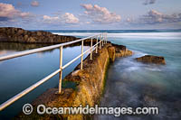 Sawtell Rock Pool. A tidal rock swimming pool at Sawtell Headland that is open to the public. Sawtell, New South Wales, Australia.