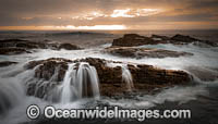 Coastal Seascape during sunrise, Sapphire Coast, New South Wales, Australia.