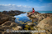 Coastal Rockpool. Macauleys Headland, Coffs Harbour, New South Wales, Australia.