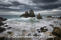 Coastal Seascape, Camel Rock, Bermagui, New South Wales, Australia.