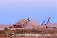 Mining for Opals. Coober Pedy, South Australia