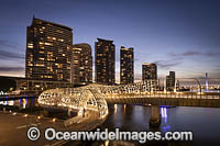 Web Bridge Melbourne Photo - Gary Bell